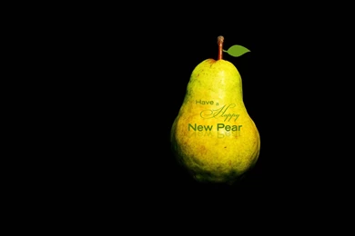 Have A Happy New Pear Year! < Holidays < Miscellaneous < Desktop ...