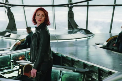 Wallpapers Scarlett Johansson The Avengers Natasha Romanoff Black ...