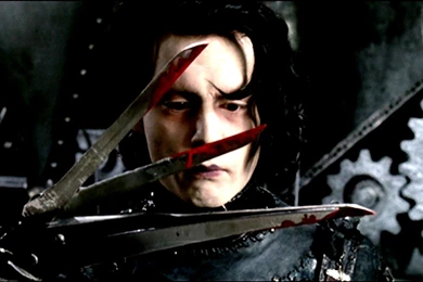 EDWARD SCISSORHANDS Drama Fantasy Romance Depp Dark Blood ...