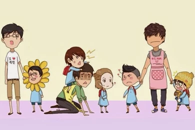 Come, Follow Me & Do This." Cute & Lovely Couple~   Korean Cartoon ...