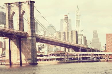 Brooklyn Bridge Cityscapes Vintage Wallpapers   MixHD Wallpapers