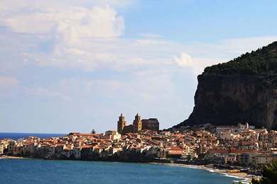 Wallpapers Sicily Travel Palermo Bay Cefalu Italy 1920x1080 ...