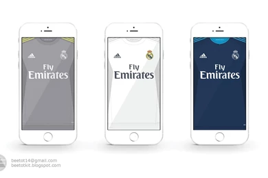 Beetot Kit: Real Madrid Kit 15/16 Iphone 6 Wallpapers