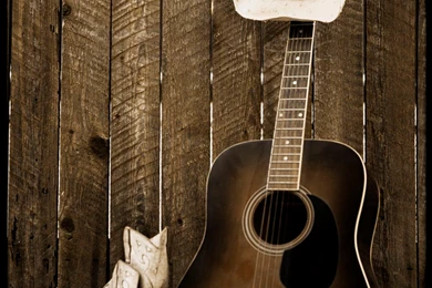 Cowboy Boots And Hat And Guitarposted On December By Broken ...