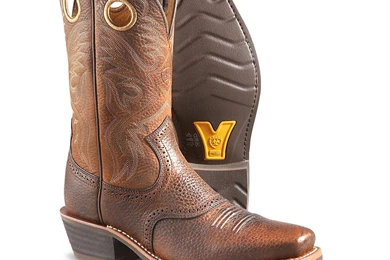 Mens Ariat Roughstock Cowboy Boots Brown Oiled Rowdy 282583 ...