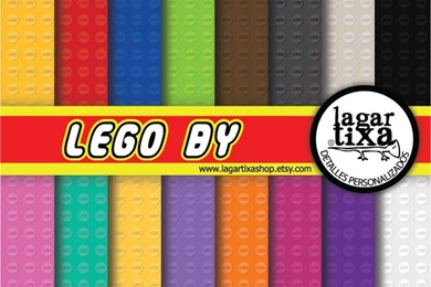 LEGO Bricks The Lego Movie Digital Paper Patterns Backgrounds Boy ...
