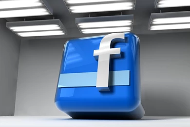 3D Logo Facebook Wallpapers