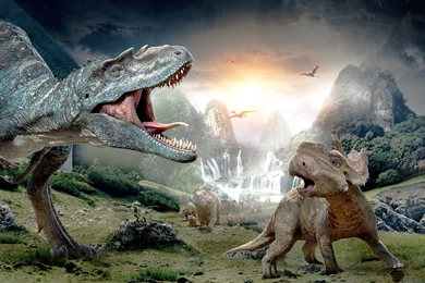 The Lost World, Dinosaurs, 3d, Tyrannosaurus, Film, Hd, Wallpapers