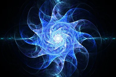 1024x768 Blue Swirl Desktop PC And Mac Wallpapers