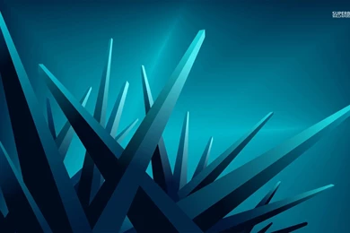 Blue Crystal Heart Wallpapers