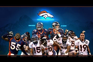 Denver Broncos Team Players Collage Wallpapers 1280×1024   NFL ...