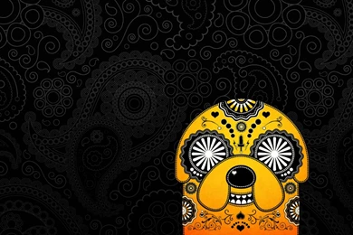 Jake From Adventure Time With Wicked Patterns [1440x900]   Imgur