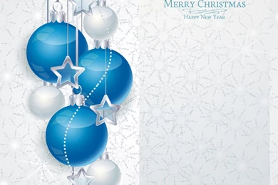 Blue And White Christmas Backgrounds
