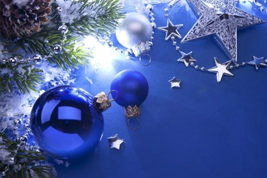 Blue Christmas Wallpapers   (