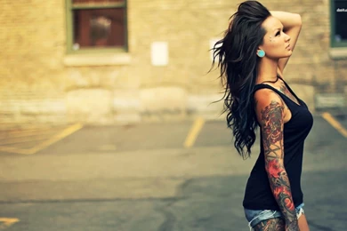 Tattooed Girl Wallpapers   Wallpapers Zone