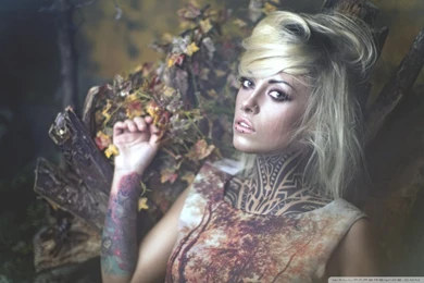 Tattooed Woman HD Desktop Wallpapers : High Definition : Fullscreen