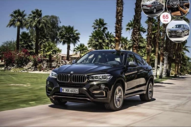 2015 BMW X6 XDrive50i (Sparkling Storm)   Front