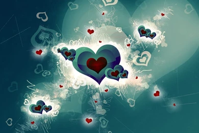 3d Wallpapers Love Heart