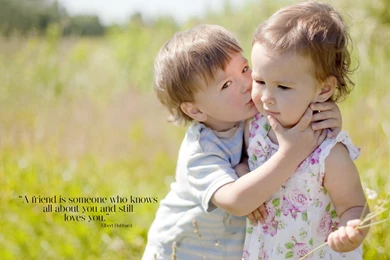 Wallpapers Cute Girl And Boy Kissing Baby 1920x1080
