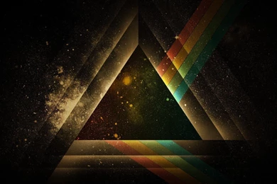 Prism Colorful Triangle Abstract Abstract Wallpapers