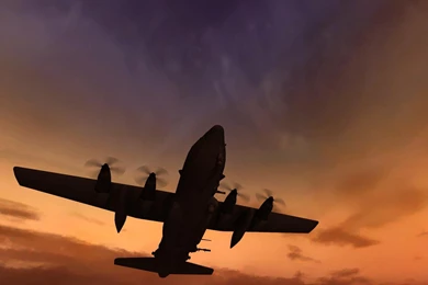 AC 130 Spectre, First Light Map Image   Alpha Project