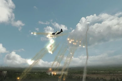Image   AC 130 Deploying Flares MW3.jpg   Call Of Duty Wiki   Wikia