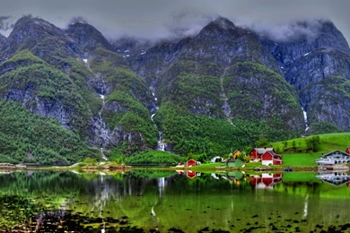 Norway Flag With Other Flags   Wallpaper.