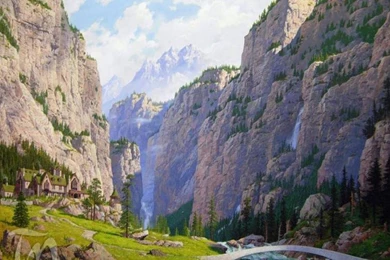 Ted Nasmith Lord Of The Rings Wallpaper,mount HD Wallpaper,nature ...