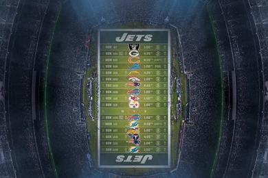 New York Jets 2014 NFL Schedule Wallpapers