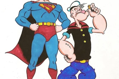 Popeye Superman Picture, Popeye Superman Wallpapers