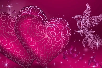 Love Birds Wallpapers In Pink – Wallpapers