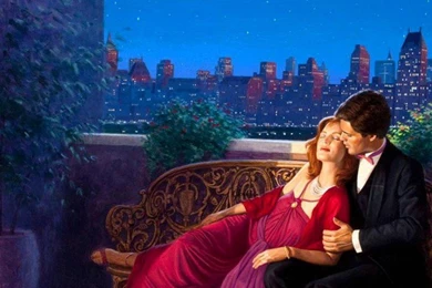 ROMANTIC EVENING WALLPAPER   (