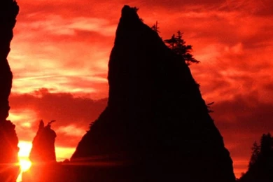 Eye catching Red Sunset Beach Wallpapers   Beach Wallpapers