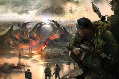 Backgrounds Sky Clear Stalker Game Computer Shadow Chernobyl : Full ...