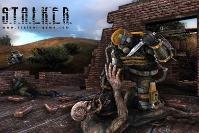 Stalker And Bloodsucker In Knife Fight   Action Rpg Games ...