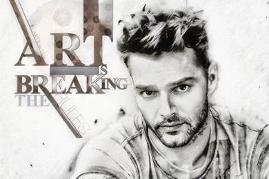 Ricky Martin Sketch Photo HD