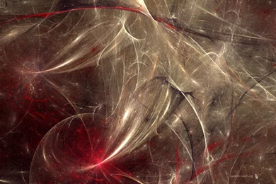 Abstract Red Gold Lines Exoteric Roach