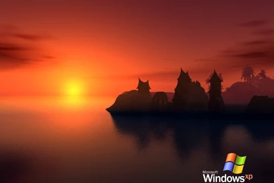 1280x1024 XP Sunset Shadows Desktop PC And Mac Wallpapers