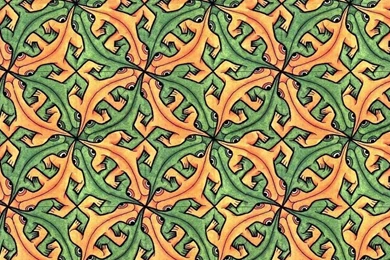 Artwork, Drawing, M. C. Escher, Symmetry, Optical Illusion ...