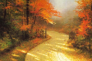 20 Best Autumn Road Desktop Wallpapers 2011