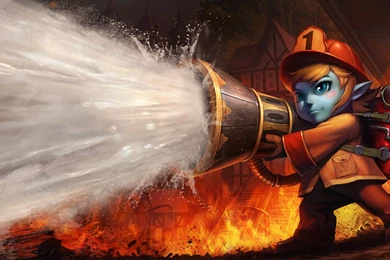 Tristana Firefighter Skin 9e HD Wallpapers