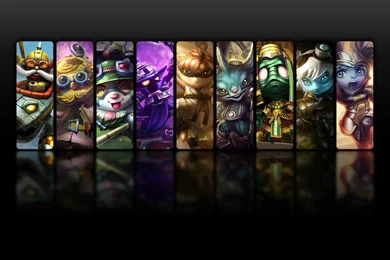 League Of Legends Tristana Amumu Veigar Teemo Poppy Corki Kennen ...
