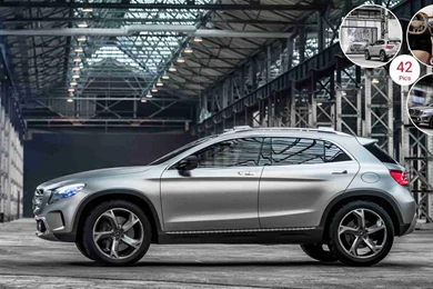 2013 Mercedes Benz GLA Concept   Side