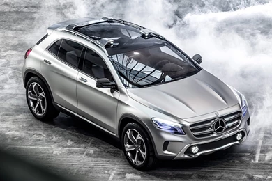 Mercedes Benz GLA Concept Car, Lights, Silver Wallpaper,Mercedes ...