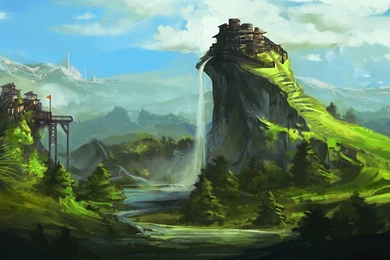 Download Fantasy Landscape Wallpapers HD Resolution