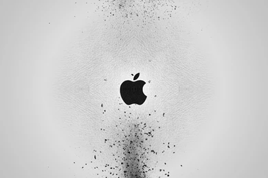 Black Apple Explosion Desktop Wallpapers