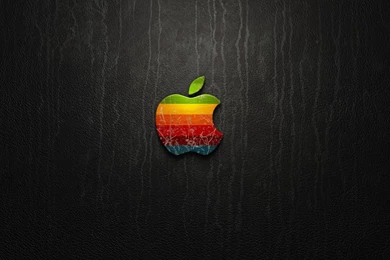 Apple Black, Logo, Retro, Walls, 2880x1800 HD Wallpapers And FREE ...