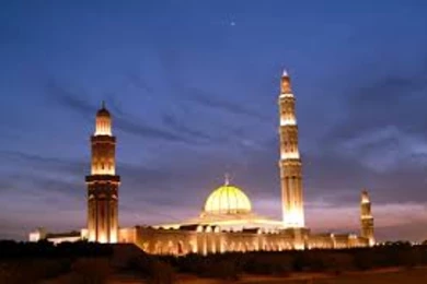 Sultan Qaboos Mosque Muscat Oman 4K Wallpapers