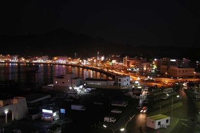 Muscat 03 Mutrah 13 Corniche After Sunset