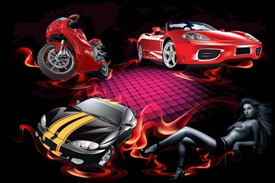 Cars And Girls Wallpapers